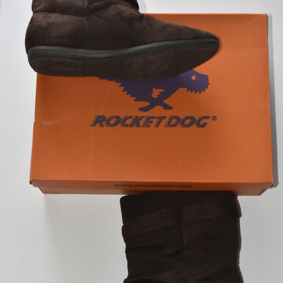 Rocket Dog women's boots tribal brown faux-suede Size 7M - Picture 3 of 4